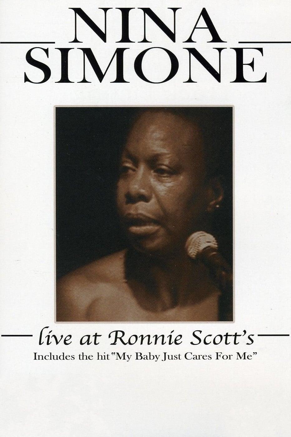 Nina Simone - Live at Ronnie Scott's poster