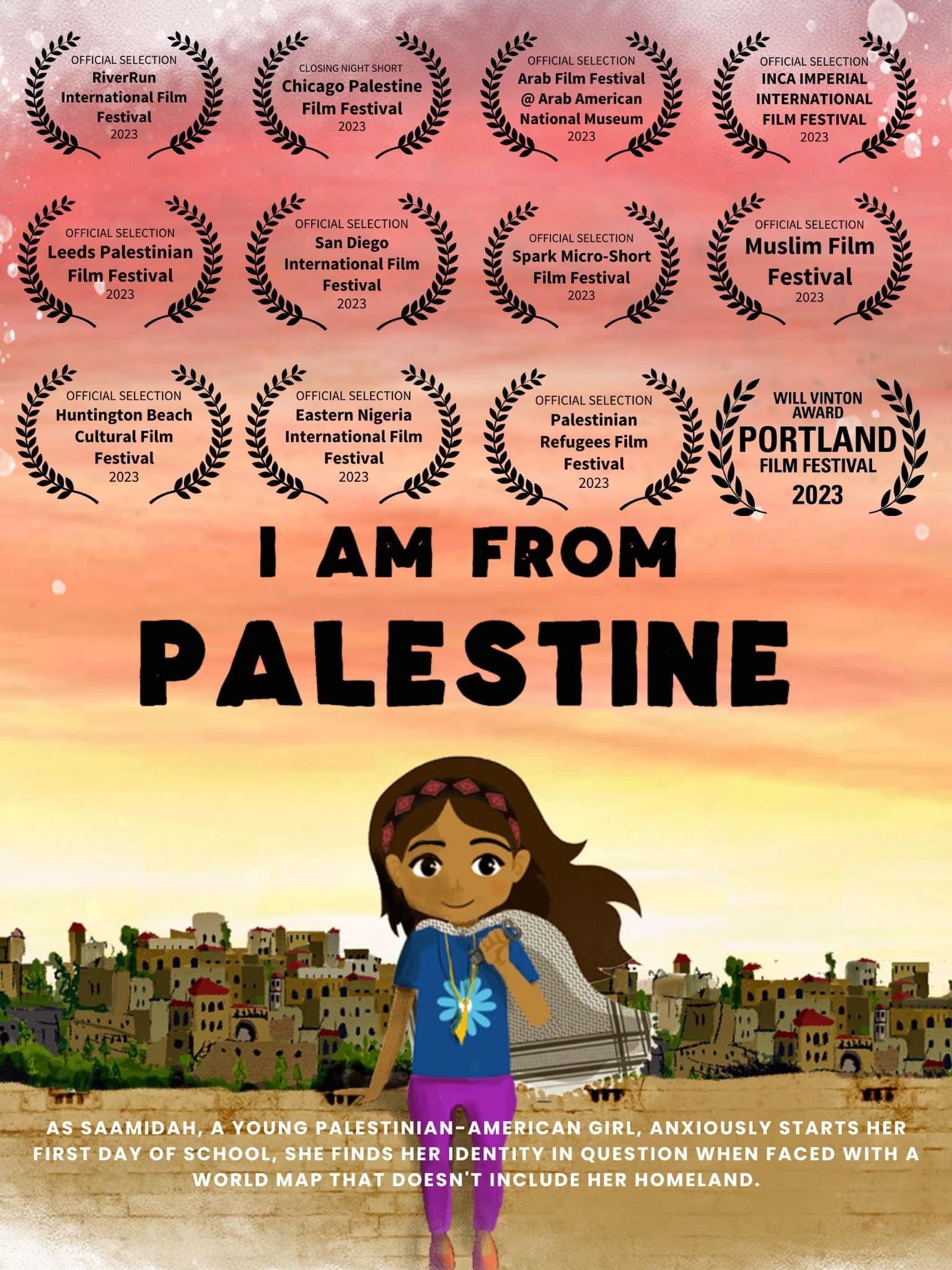 I Am from Palestine poster