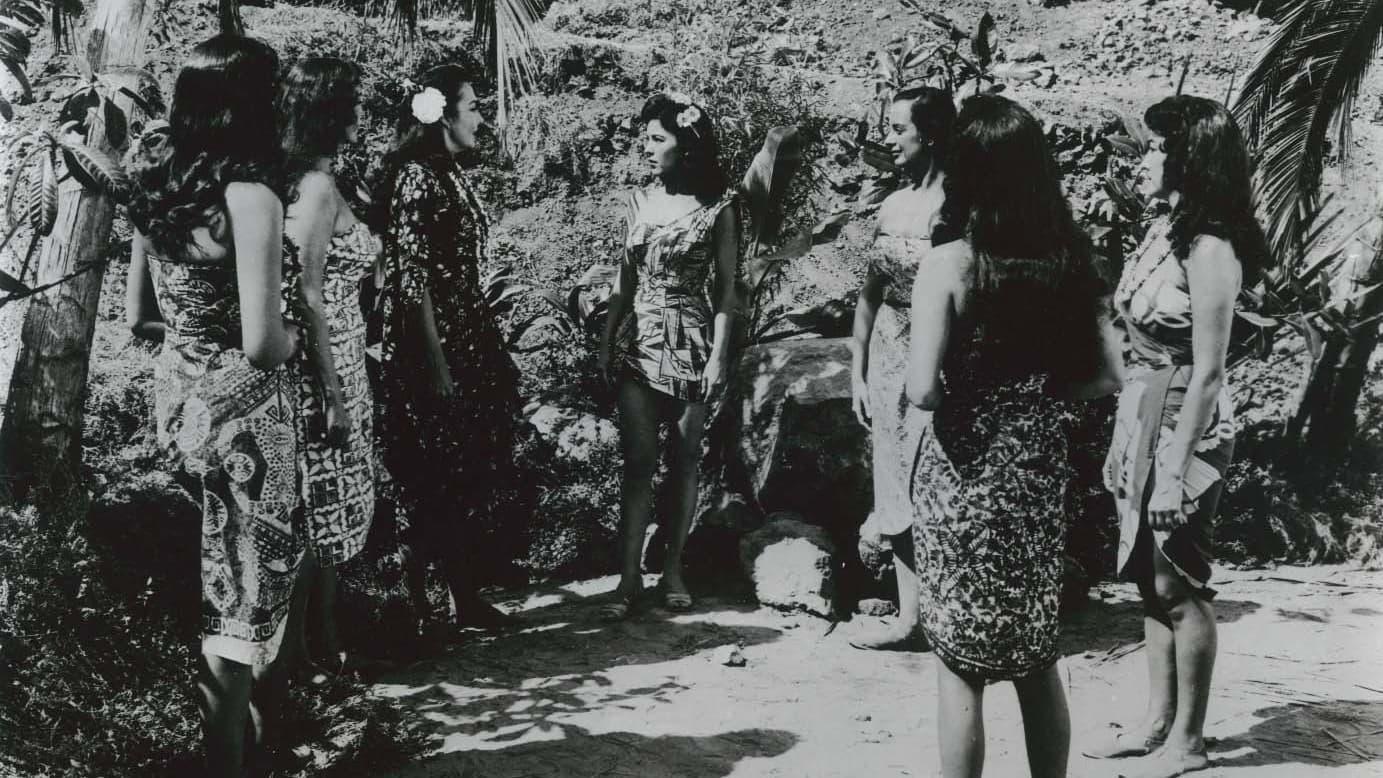 The Women of Pitcairn Island backdrop