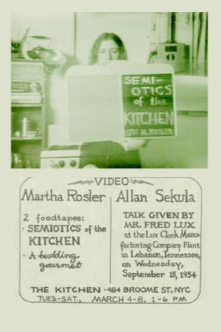 Semiotics of the Kitchen poster