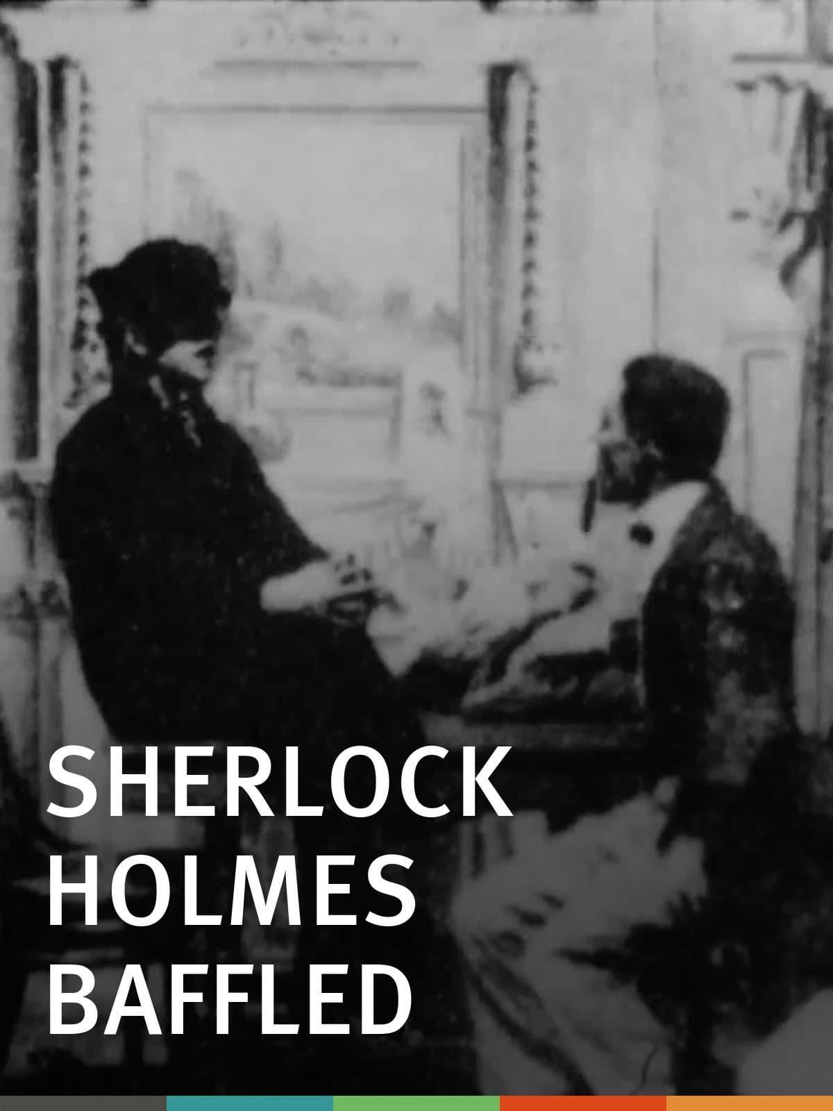 Sherlock Holmes Baffled poster