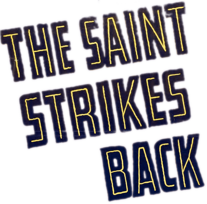 The Saint Strikes Back logo