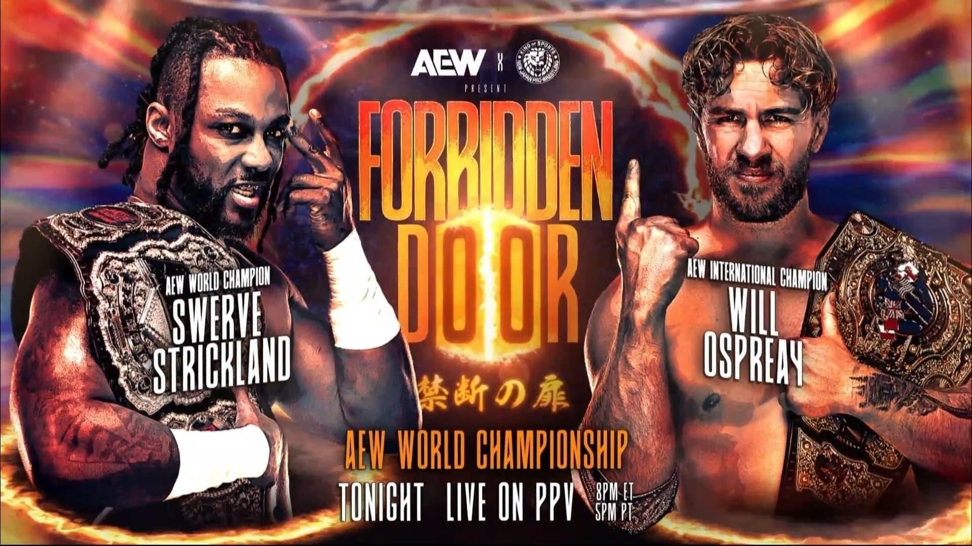 AEW x NJPW Present Forbidden Door backdrop