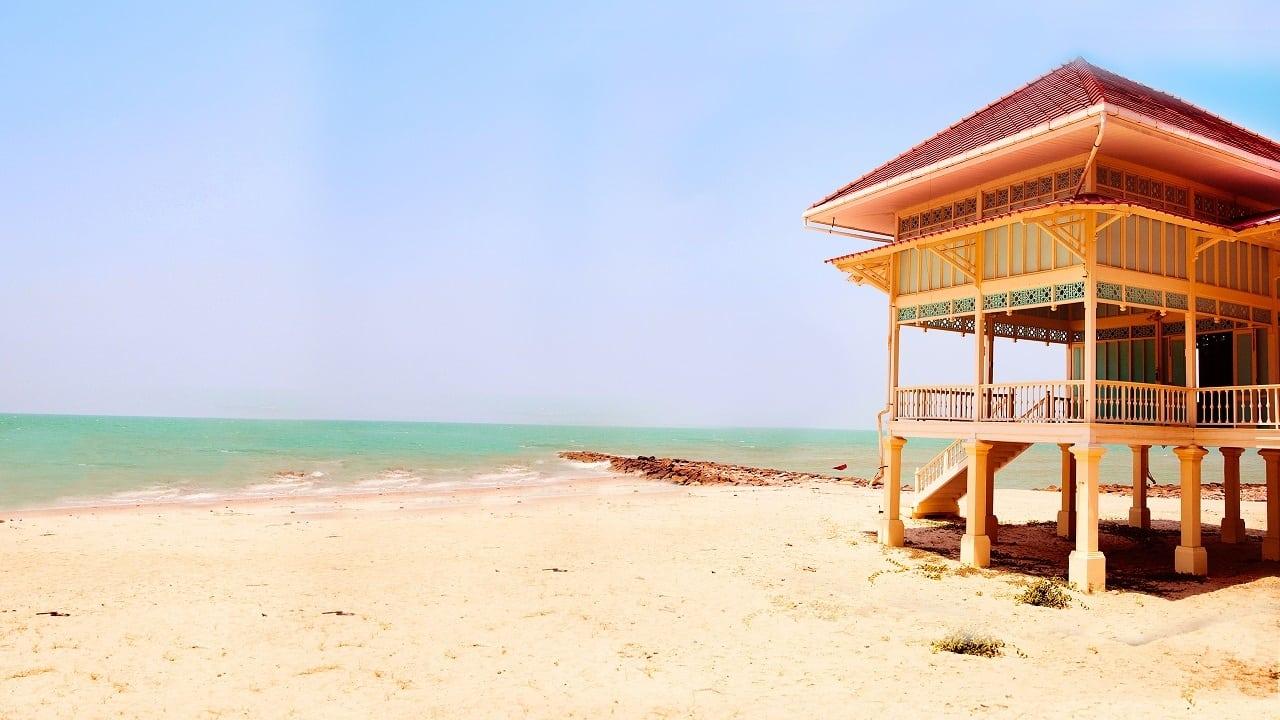 Buying the Beach backdrop