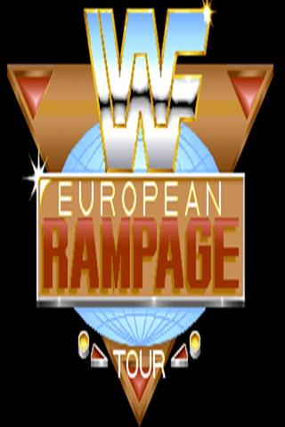 WWF European Rampage 1993 poster