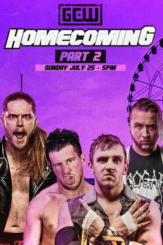 GCW Homecoming Part II poster