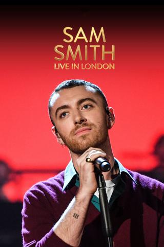 Sam Smith Live in London poster
