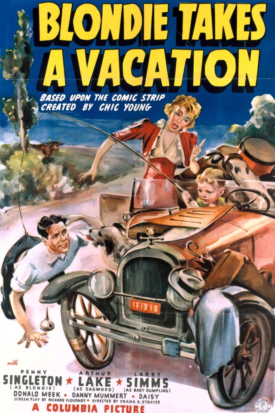 Blondie Takes a Vacation poster