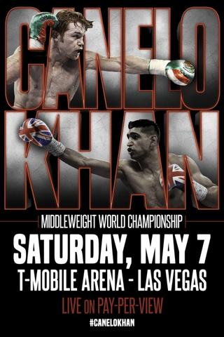 Canelo Alvarez vs. Amir Khan poster