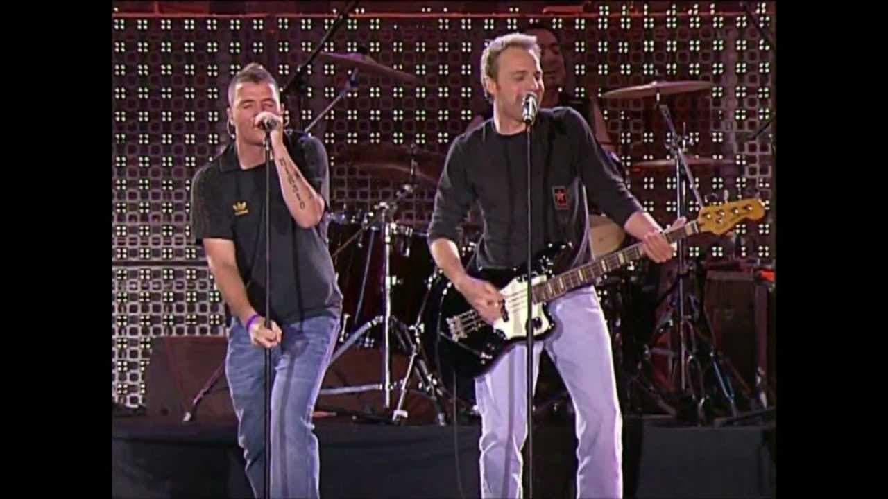 Hombres G & El Canto del Loco - Estadio Vicente Calderon 2005 backdrop