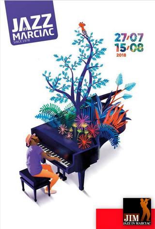Jazz in Marciac 2018 - Dave Holland, Zakir Hussain, Chris Potter - poster