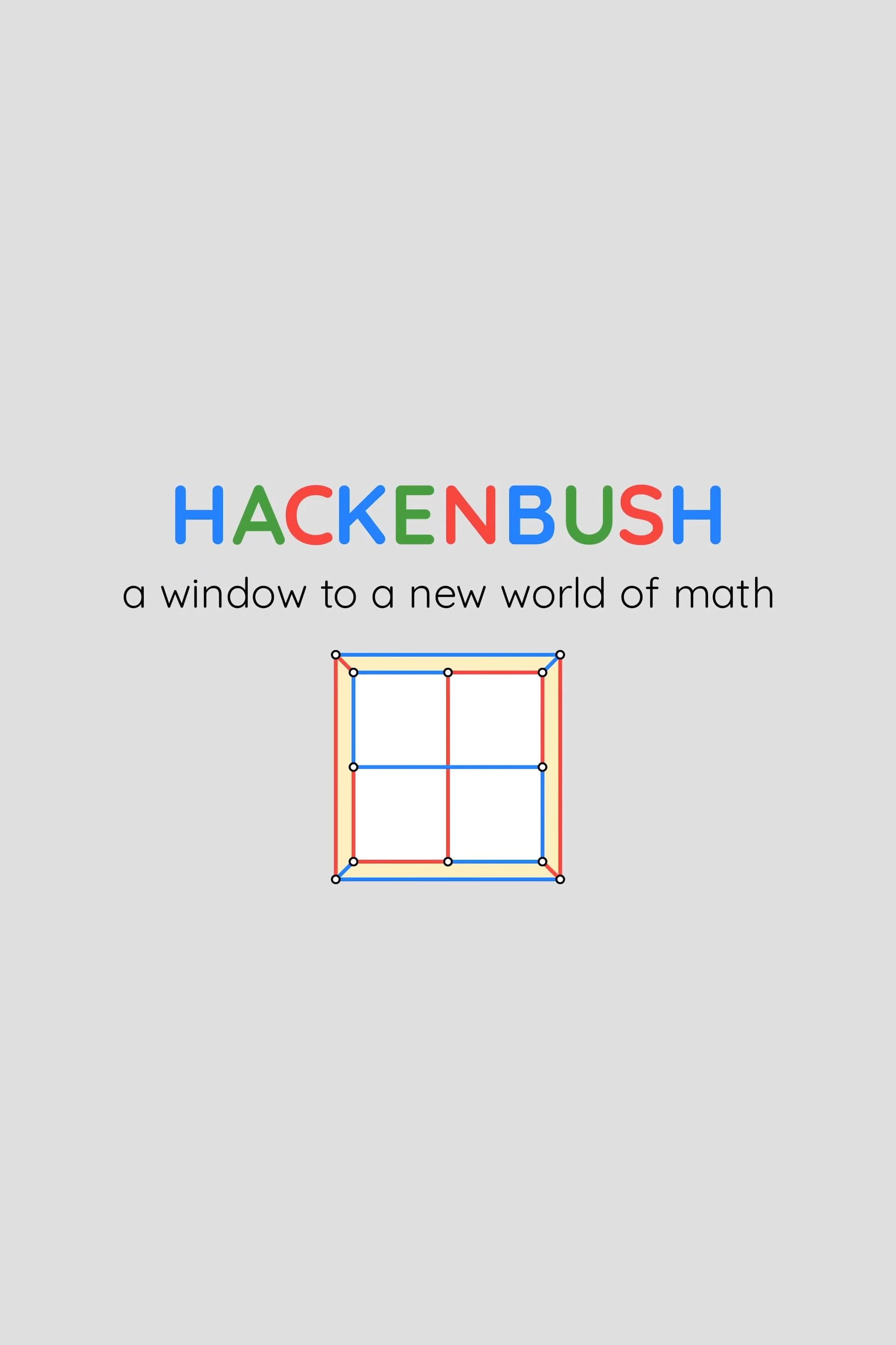 HACKENBUSH: a window to a new world of math poster