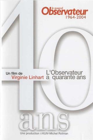 Le nouvel observateur a quarante ans 1964-2004 poster