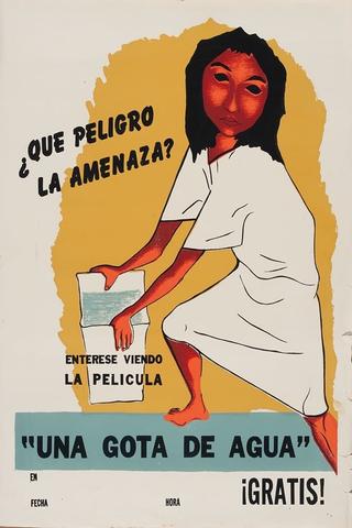 Una gota de agua poster