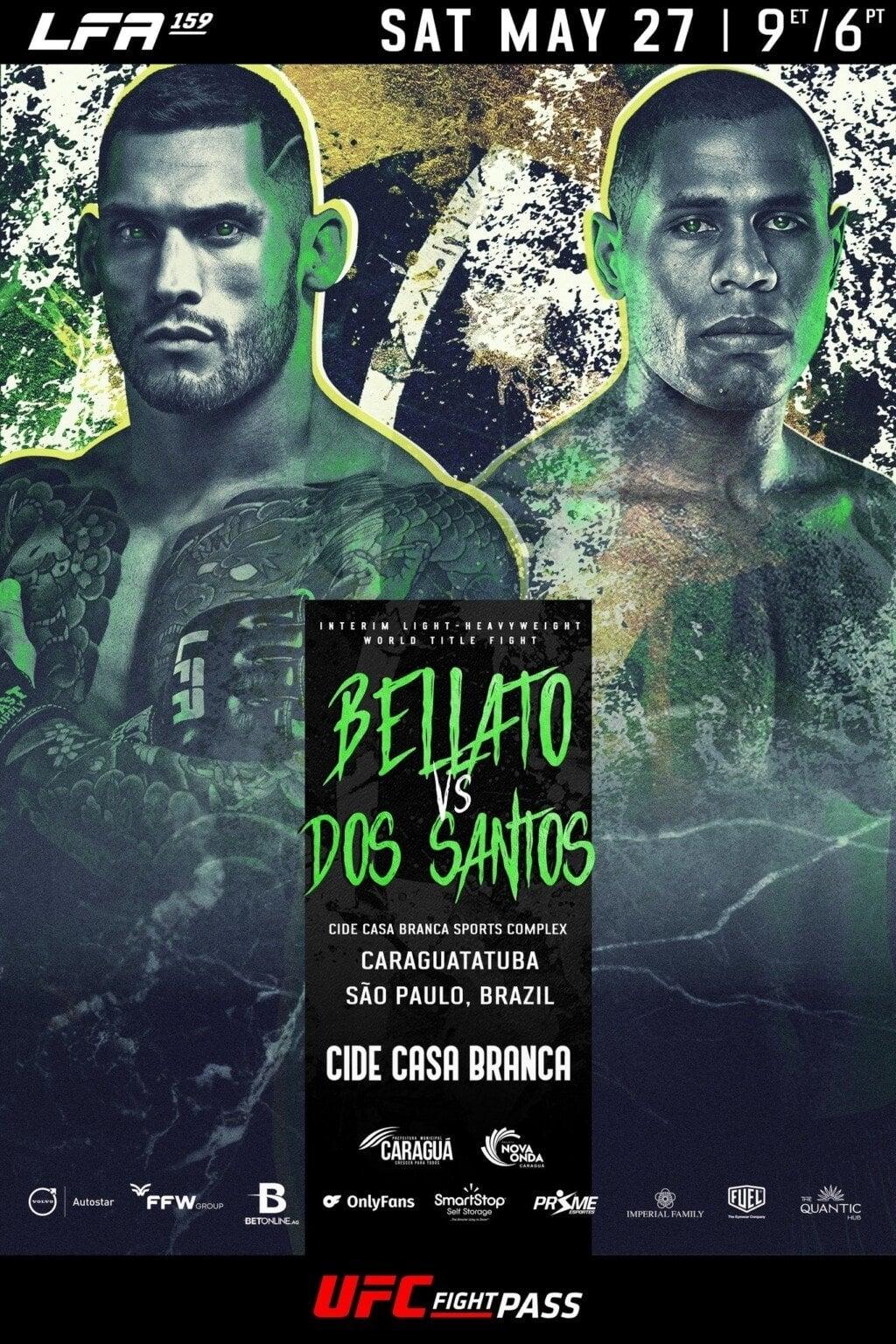 LFA 159: Bellato vs. dos Santos poster