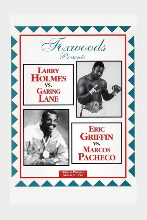 Larry Holmes vs. Garing Lane poster