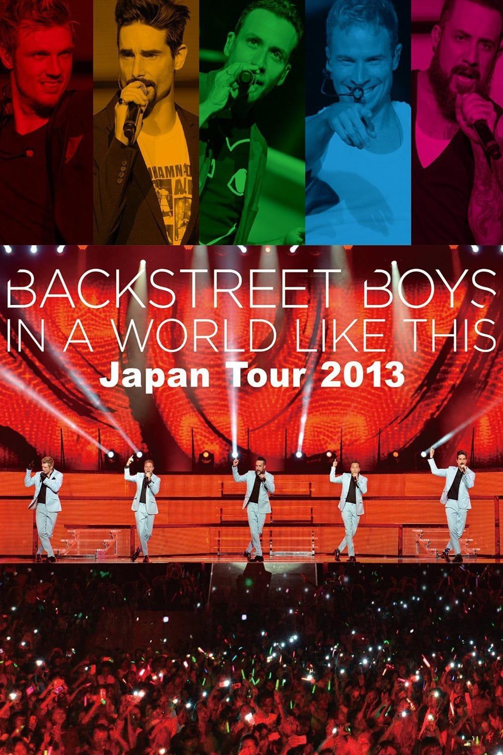 Backstreet Boys: In a World Like This - Japan Tour 2013 poster