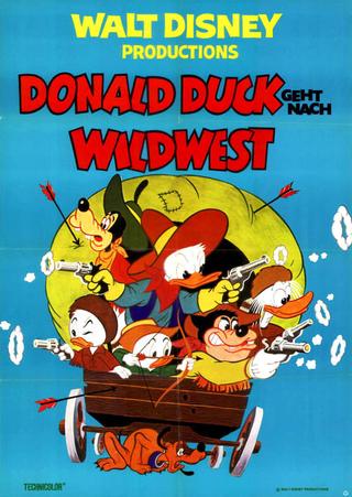 Donald Duck Goes West poster