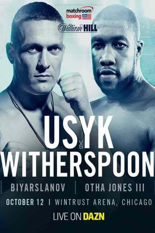 Oleksandr Usyk vs Chazz Witherspoon poster