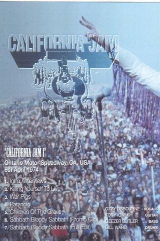 Black Sabbath: California Jam poster