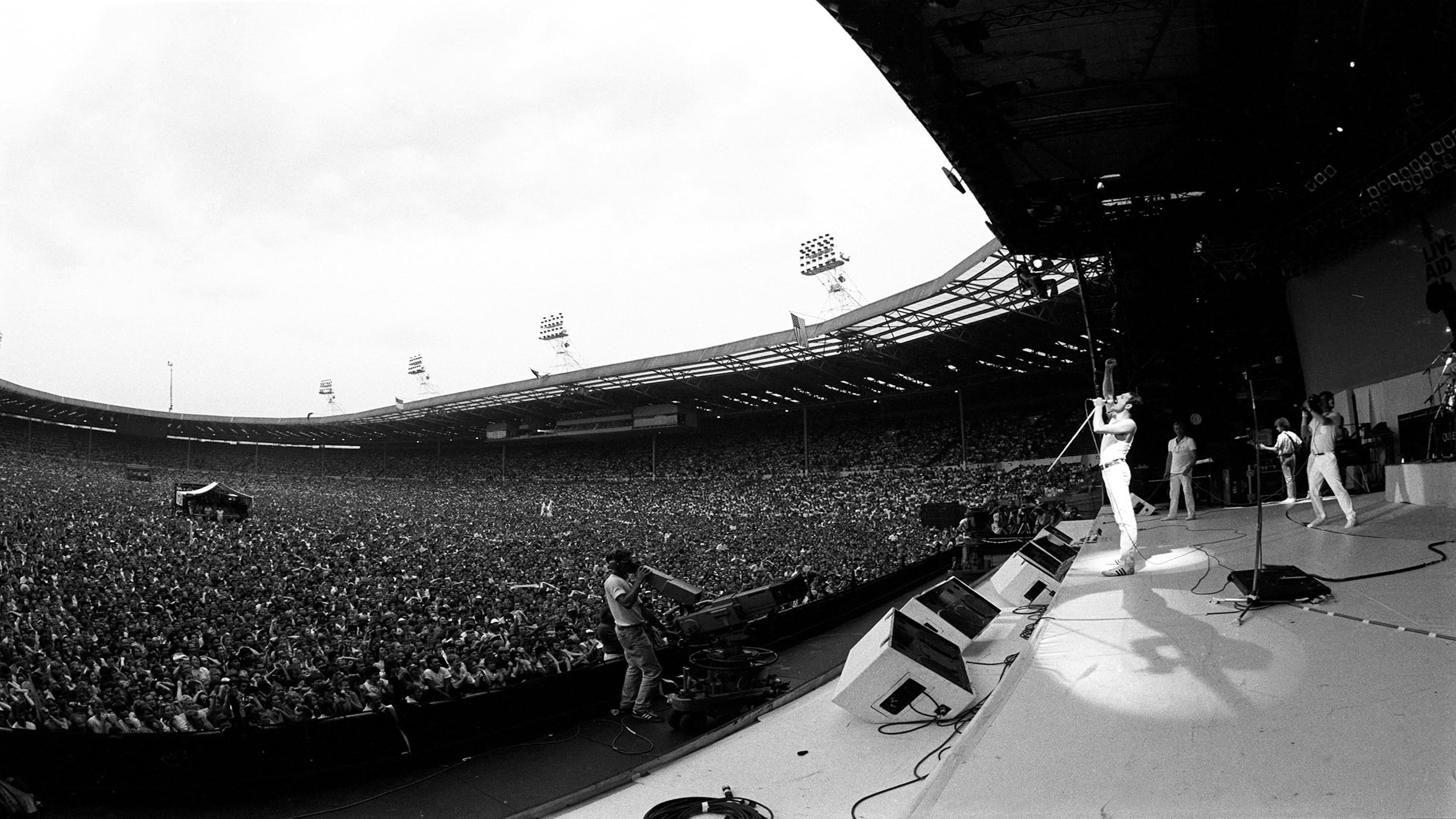 Queen: Live Aid backdrop