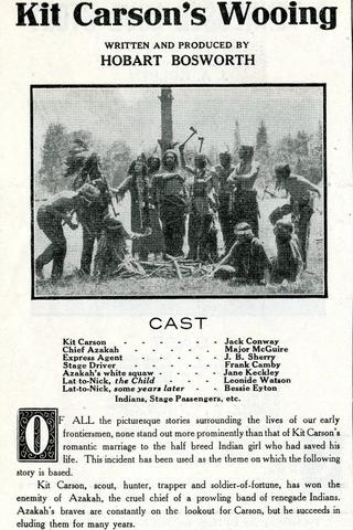 Kit Carson's Wooing poster