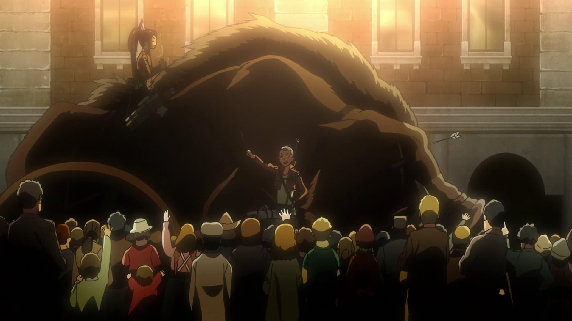 Attack on Titan - A Sudden Visitor: The Torturous Curse of Adolescence backdrop