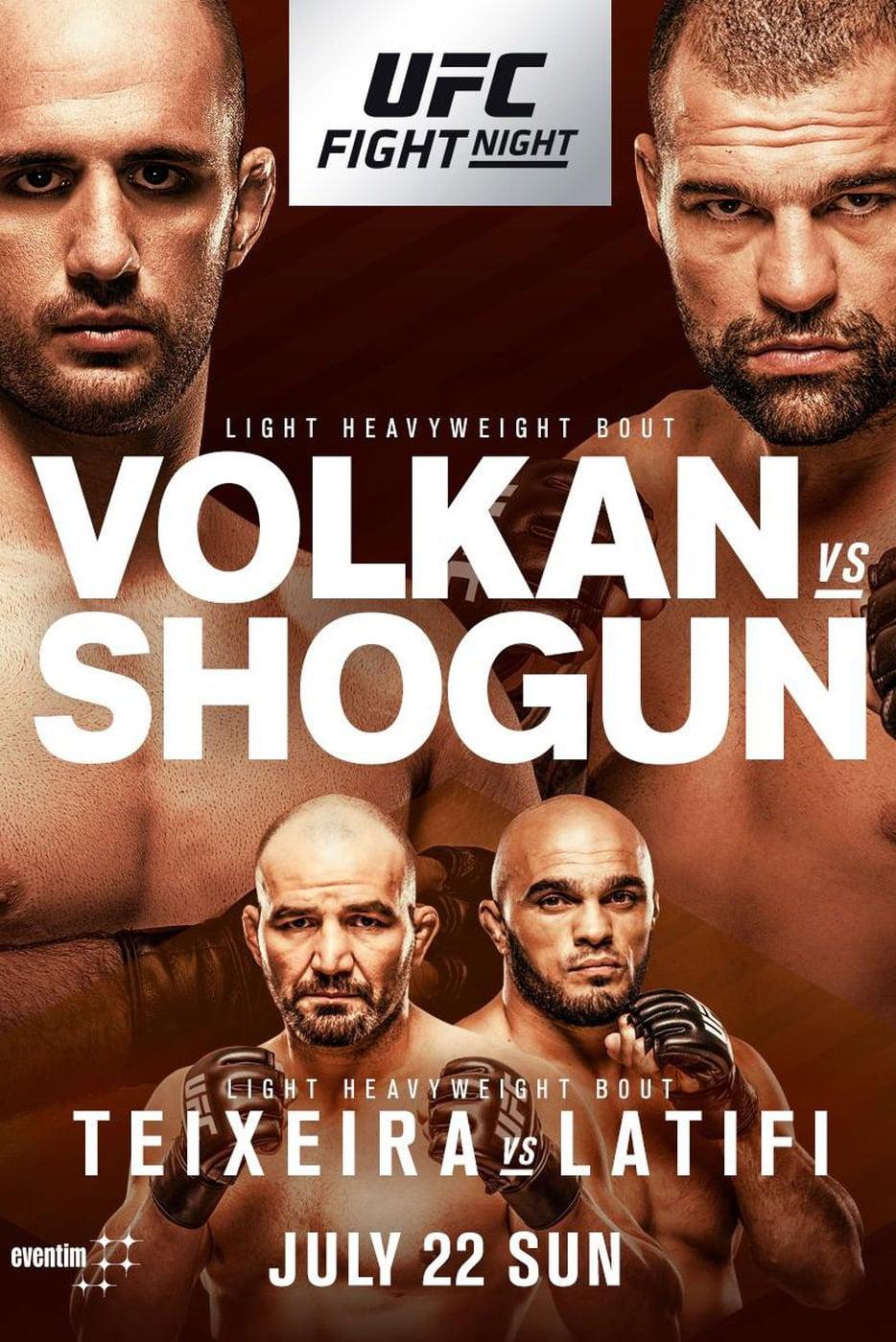 UFC Fight Night 134: Shogun vs. Smith poster