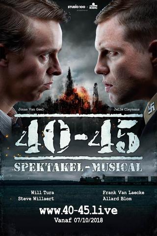 40-45 Spektakel-Musical poster
