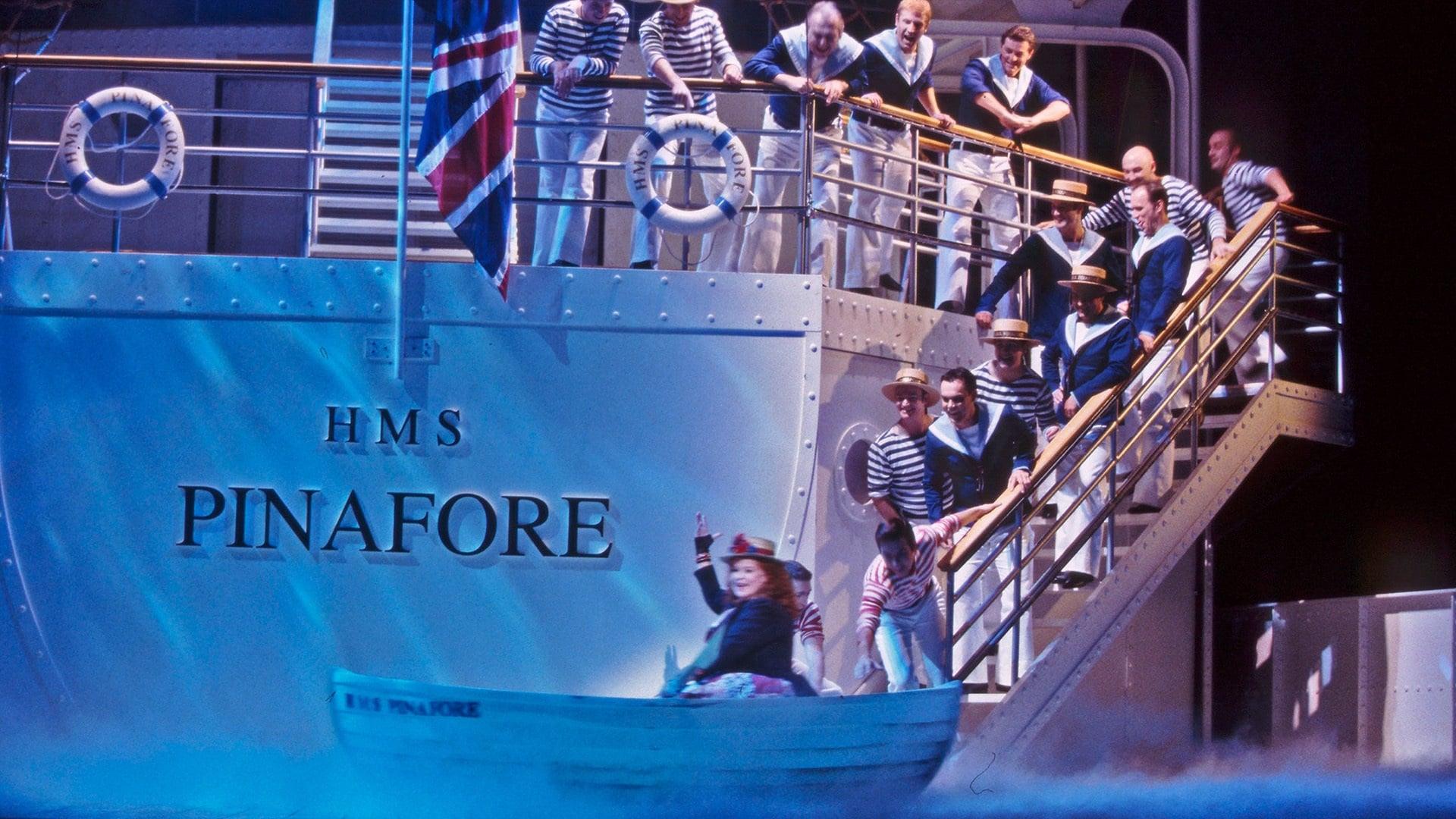 H.M.S. Pinafore and Trial By Jury backdrop