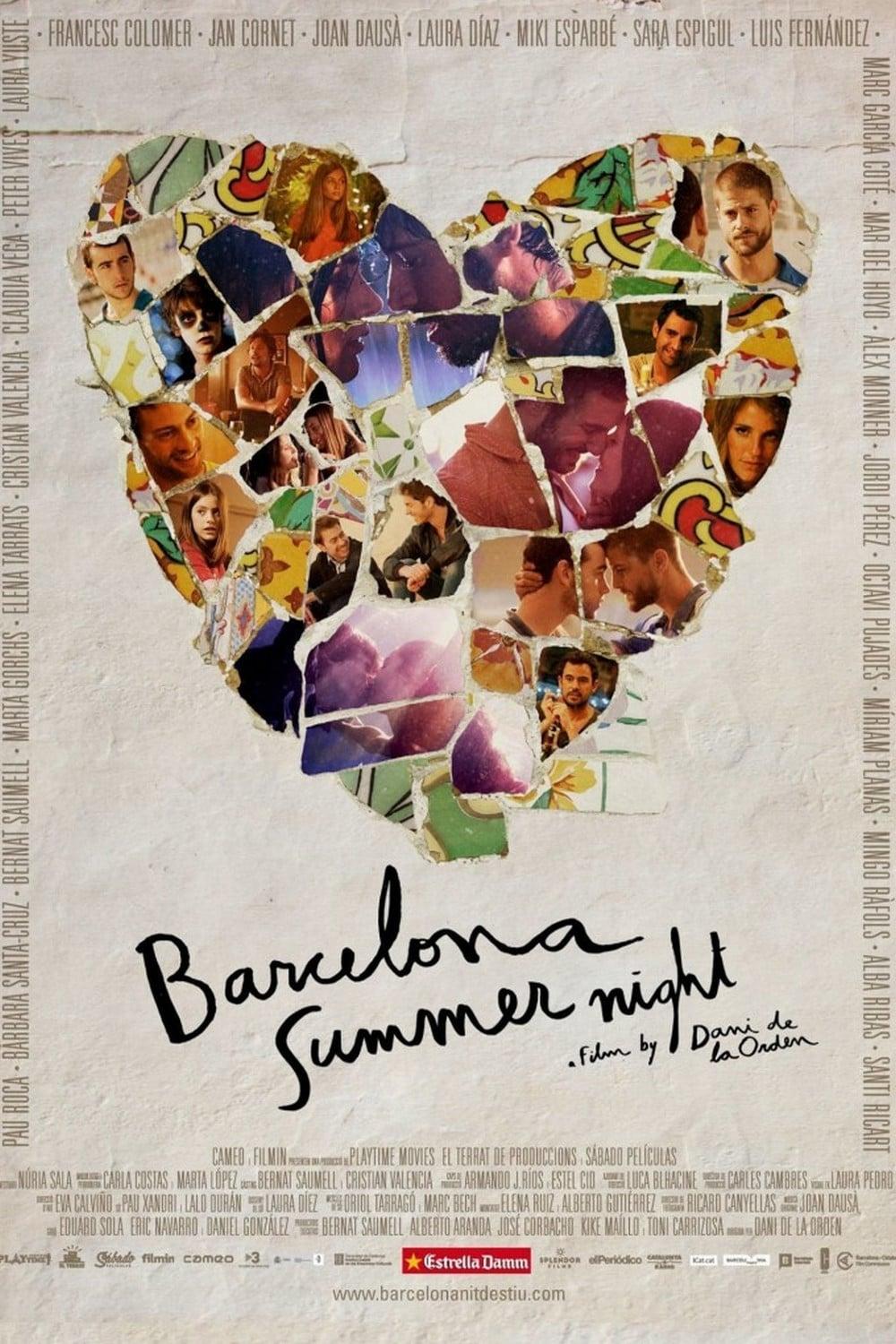 Barcelona Summer Night poster