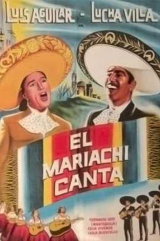 El mariachi canta poster