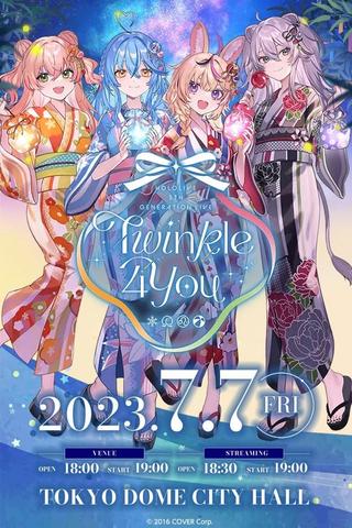 hololive 5th Generation Live "Twinkle 4 You" poster