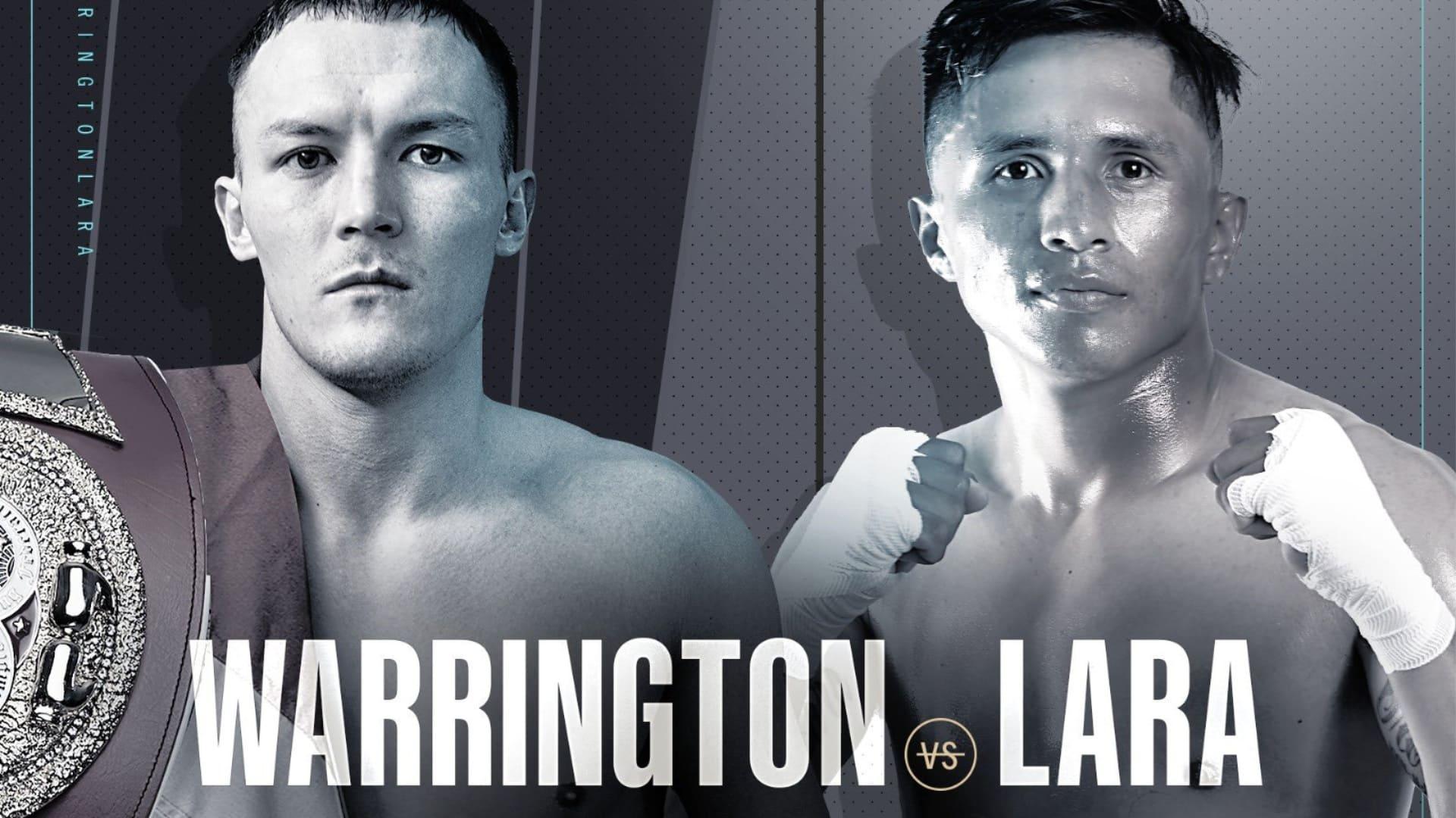 Josh Warrington vs. Mauricio Lara backdrop