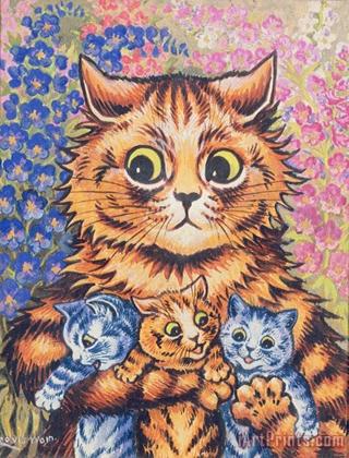 Art Celebrities At Home - Mr Louis Wain poster
