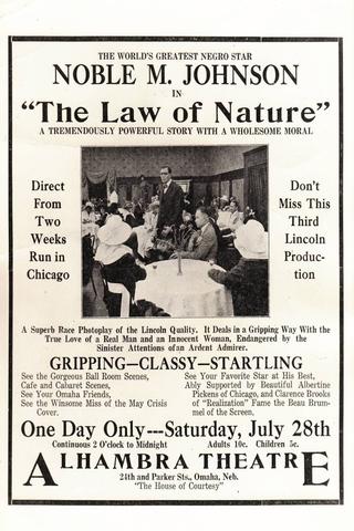 The Law of Nature poster