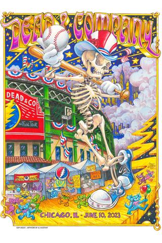 Dead & Company: 2023-06-10 Wrigley Field, Chicago, IL, USA poster