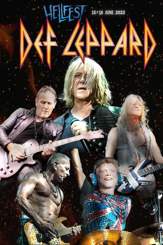Def Leppard - Hellfest 2023 poster