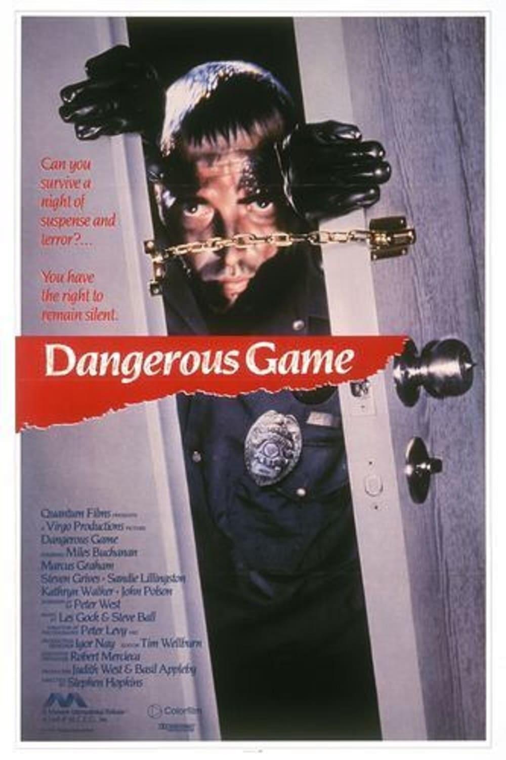 Dangerous Game poster