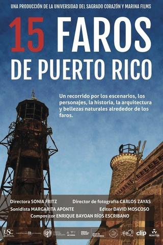 15 Faros de Puerto Rico poster