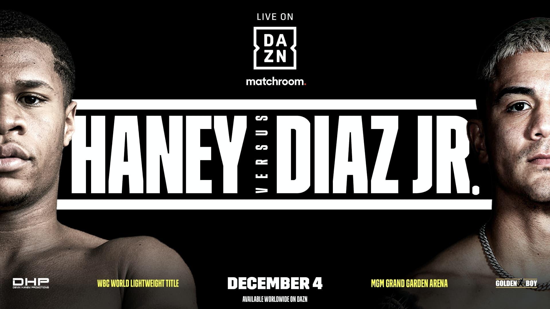 Devin Haney vs. JoJo Diaz backdrop