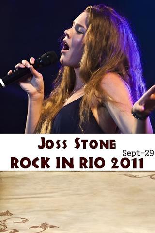 Joss Stone: Rock in Rio 2011 poster