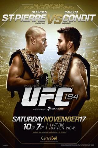 UFC 154: St-Pierre vs. Condit poster