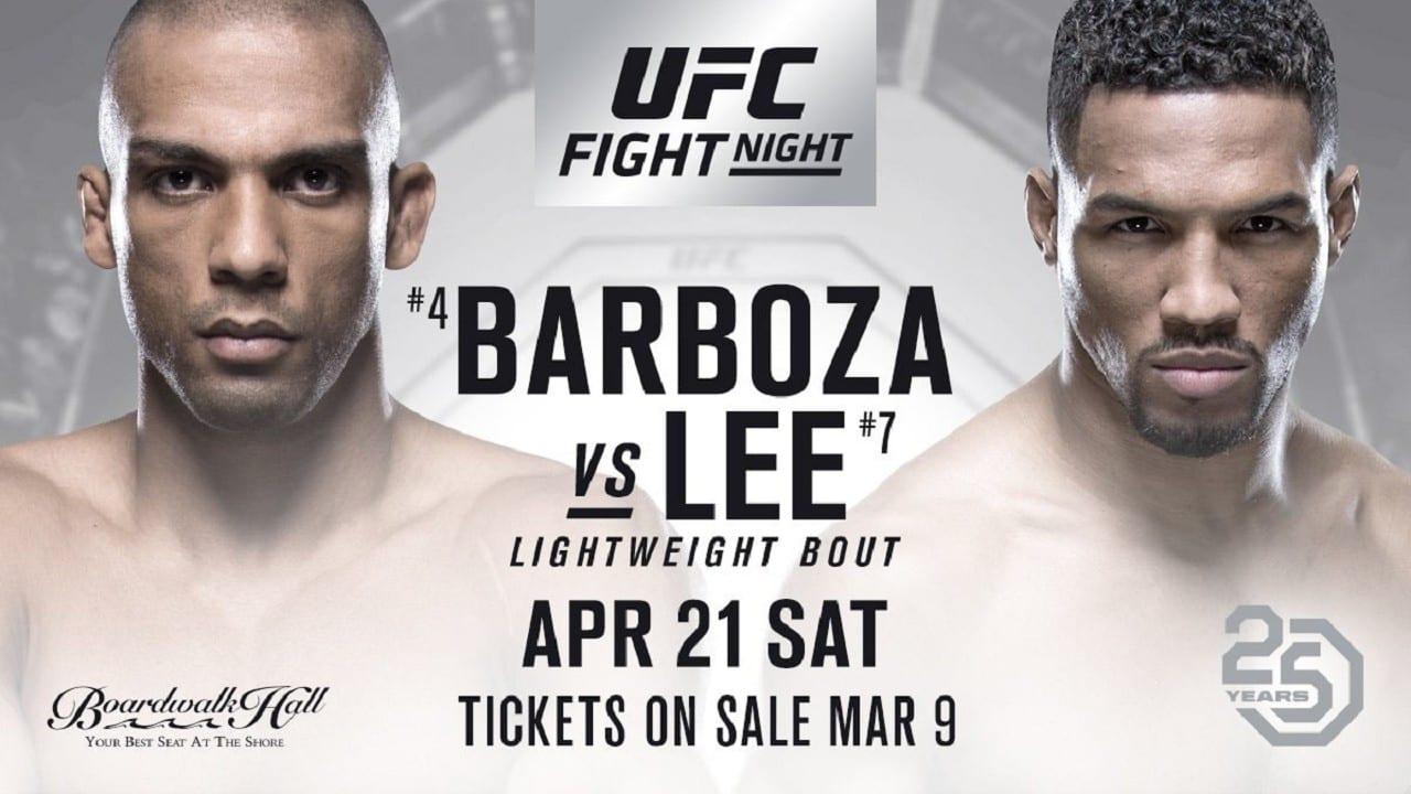 UFC Fight Night 128: Barboza vs. Lee backdrop