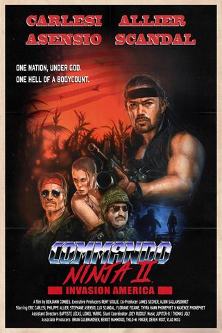 Commando Ninja 2: Invasion America poster