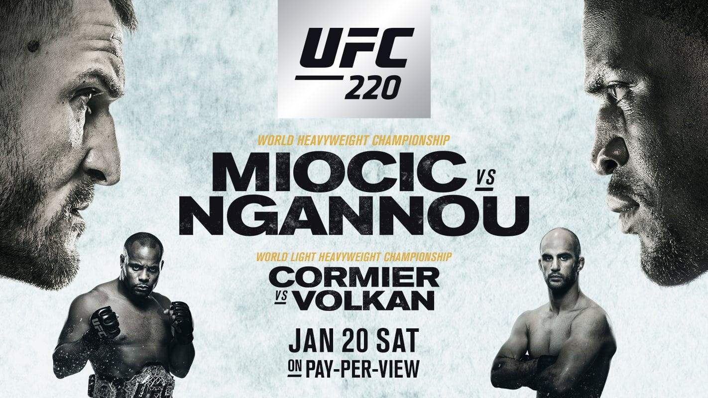 UFC 220: Miocic vs. Ngannou backdrop