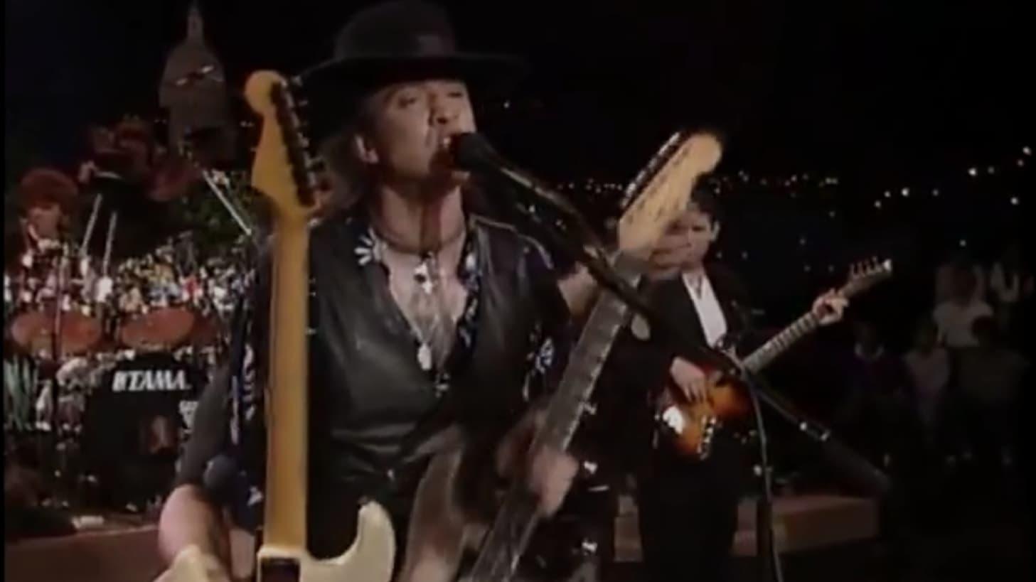 Stevie Ray Vaughan and Double Trouble – One Night In Texas backdrop