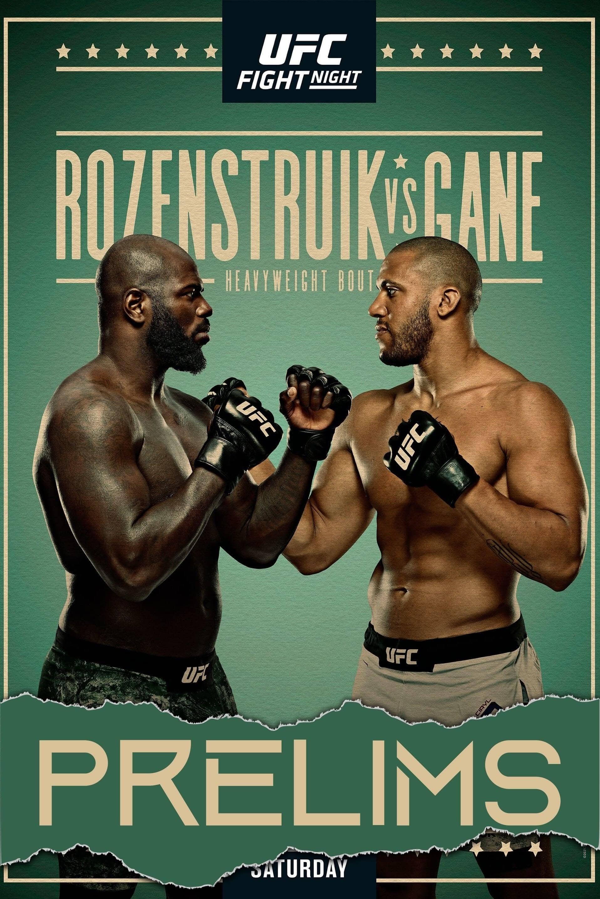 UFC Fight Night 186: Rozenstruik vs. Gane poster