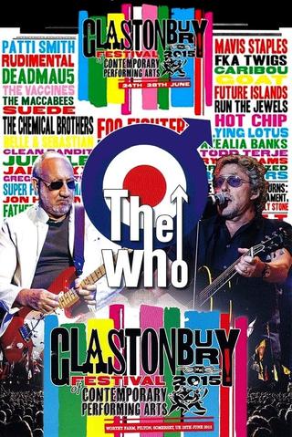 The Who: Live at Glastonbury 2015 poster