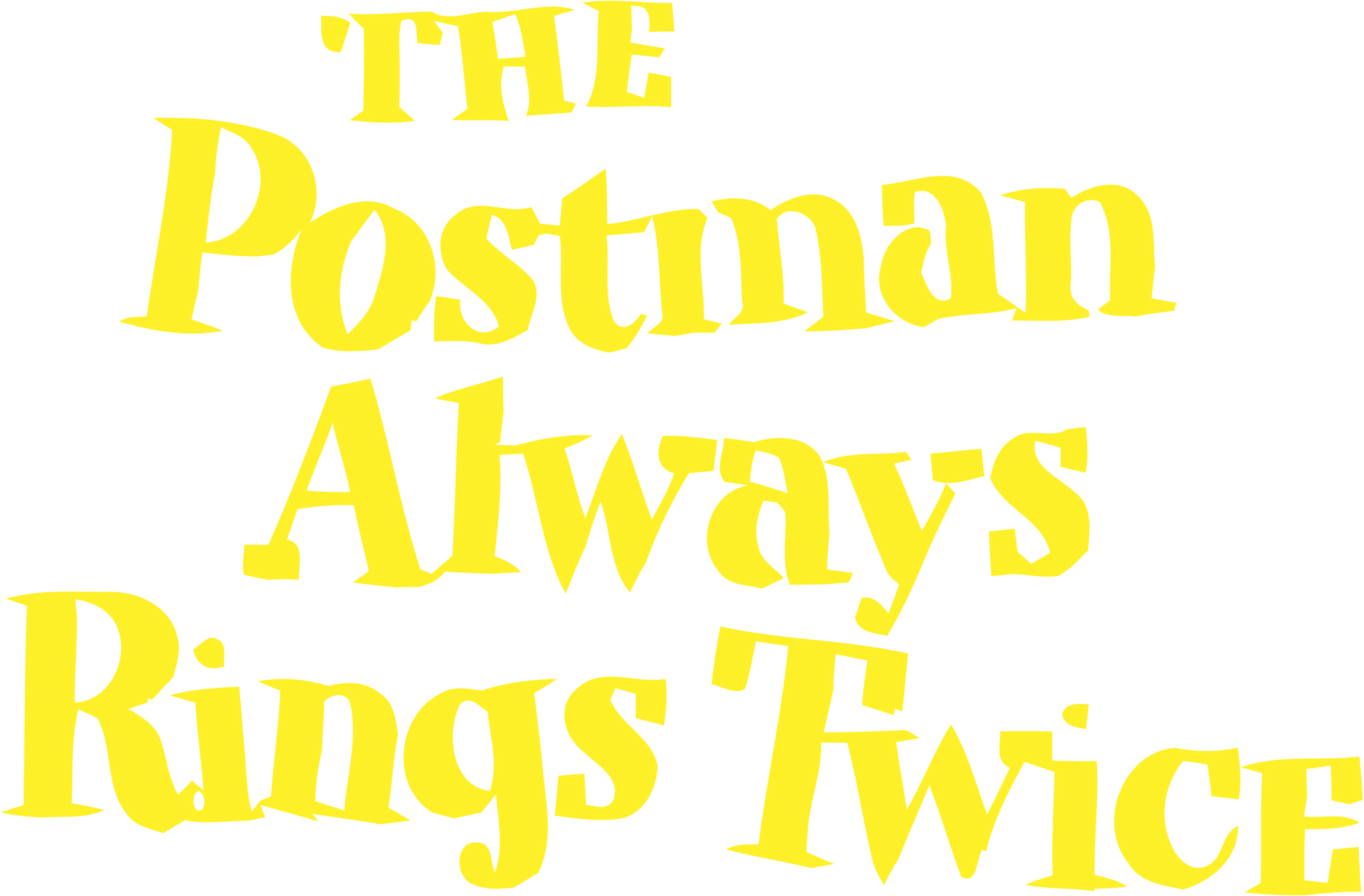 The Postman Always Rings Twice logo